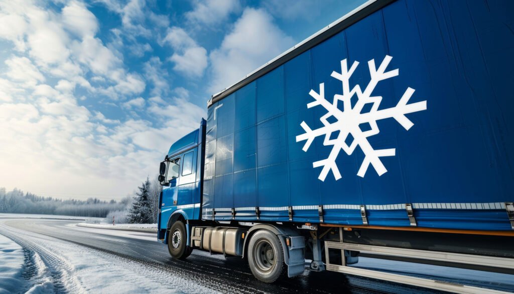 Refrigerated truck for cold chain logistics
