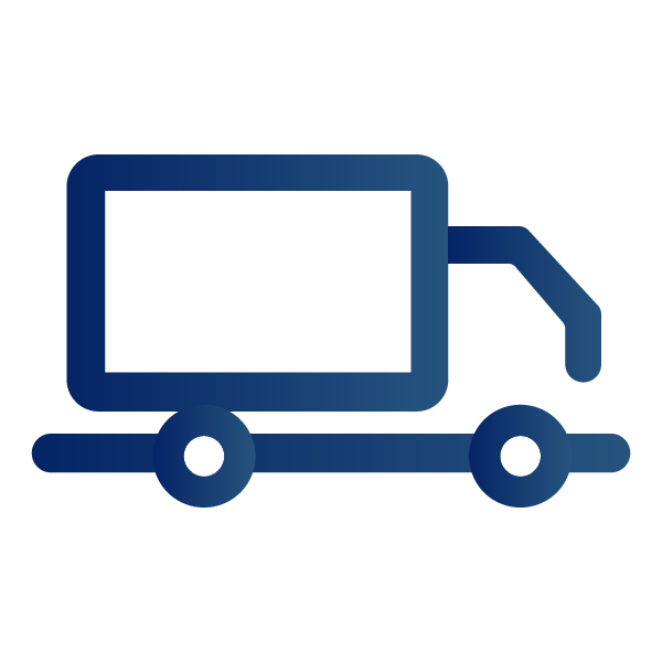 Truckload freight transportation icon